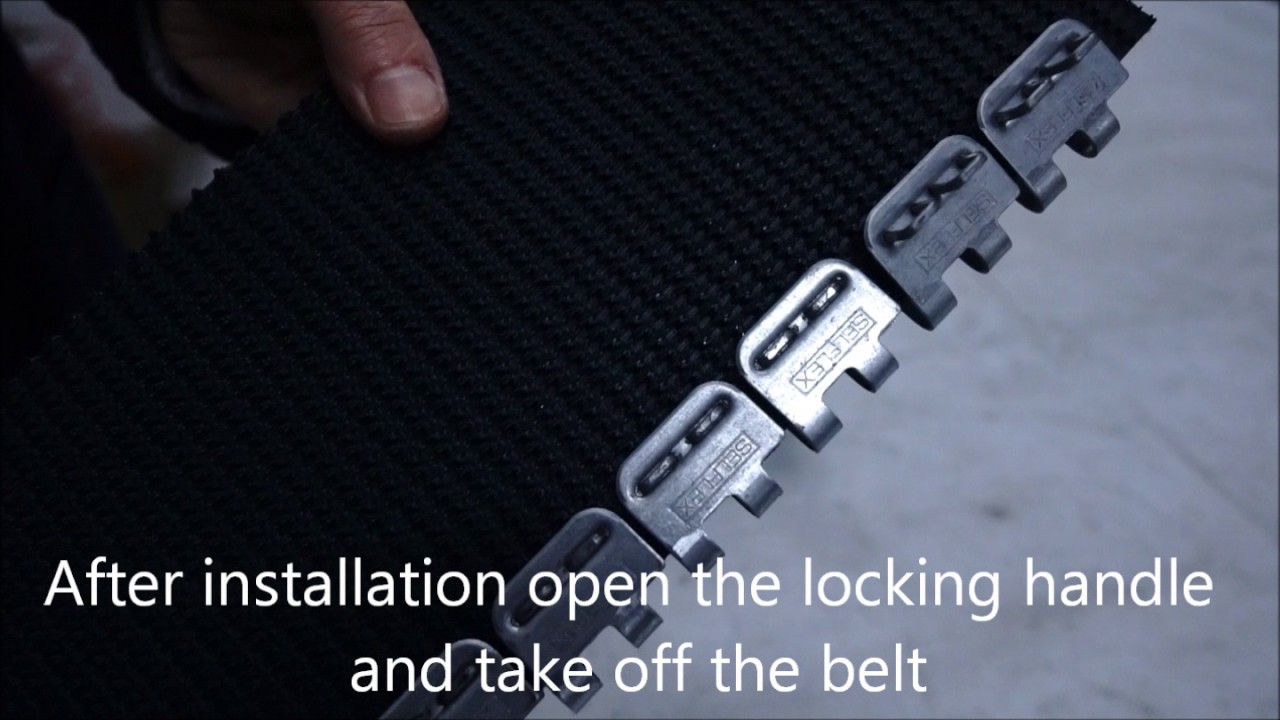 Selflex Hinged and Stapled Fastener (MR03) Installation YouTube