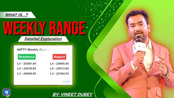 DETAILED EXPLANATION OF WEEKLY RANGE | VINEET DUBEY | LTP CALCULATOR | EXPIRY CLASS | OPTION TRADING