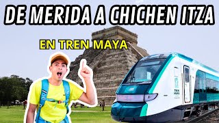 Cómo ir de MÉRIDA a CHICHEN ITZÁ en TREN MAYA