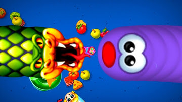 WORM ZONE IO BEST GAMEPLAY / BIG MONSTER SNAKE WORMS ZONE IO | HUNGARY SNAKE #wormzone #wormszone