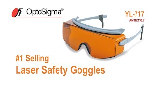 Optosigma Laser Safety Goggles - Yl-717 Frame
