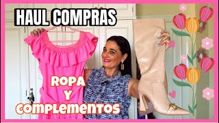 HAUL DE COMPRAS  ROPA Y COMPLEMENTOS... || TRY ON || Shopping con  Belén