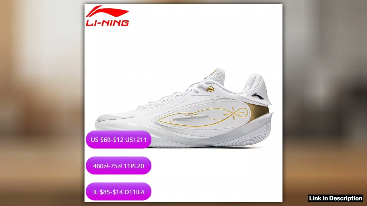LiNing Men WADE 808 5 ULTRA Professional Basketball Shoes SUPER BOOM Cushioning Wearable LiNing Sne