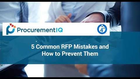 5 Common RFP Mistakes and How to Prevent Them