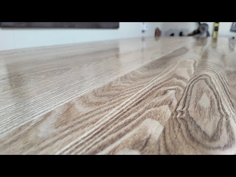 Столешница из мебельного щита ясеня.🌳