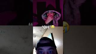 Bro Couldn’t believe his eyes #rizz #monkey #omegle #creepy #live