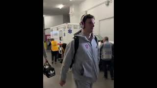 Heisman winner Fernando Mendoza arrives with a chance to advance to the natty 👀