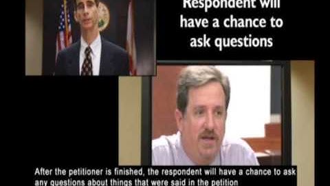 Florida Injunctions for Protection, the Hearing