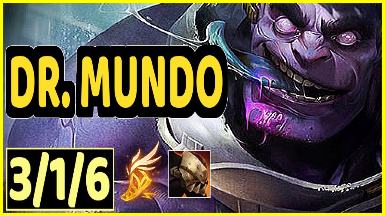 DR. MUNDO VS GRAVES - 3/1/6 KDA JUNGLE GAMEPLAY