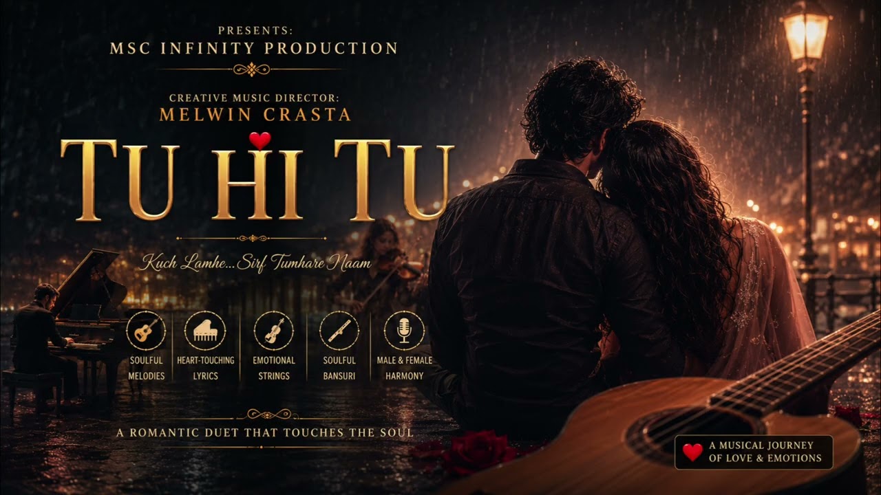 TU HI TU | New Hindi Romantic Duet Song | Soulful Love Music Melwin Crasta | MSC INFINITY PRODUCTION