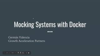 Mocking services with Docker