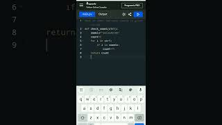 python program To count vowels in given sentence #shorts #python #viralshorts #coding #coding #new