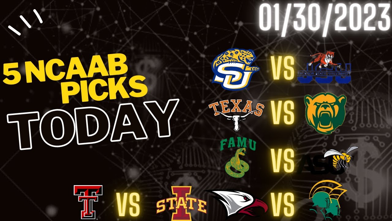 ncaab picks today 01/30/23 college basketball picks ncaab betting picks cbb betting picks cbb