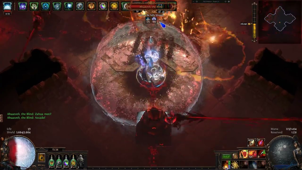 Cremation Unearth Necromancer Delve Depth 961   The Grand Architect Boss Fight