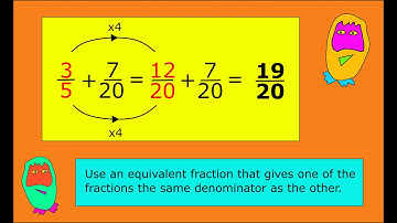 How do you add/subtract fractions with different denominators (part 1)? - Ask the Number Crunchers