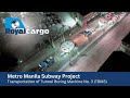 Royal cargo  metro manila subway project transportation of tunnel boring machine no 3 tbm3