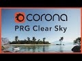 NOVEDADES Corona Renderer 7 PRG Clear Sky