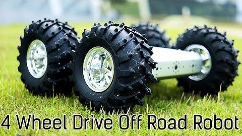 Off Road Robot Arduino | 4 Wheel Drive - The Badland Brawler