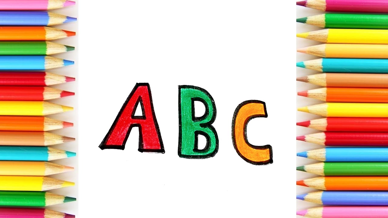 ABC drawing || How to draw ABC step by step || tutorial #abc # ...