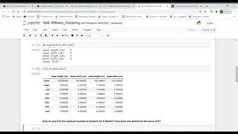 Sol2  KMeans Clustering   Jupyter Notebook   Google Chrome 2020 10 07 18 42 00