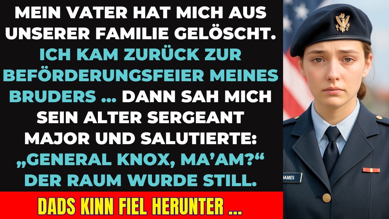 Mein Vater nannte mich „Versagerin“ – bis ein alter Sergeant mich zur Generalin ernannte