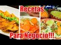 Tres Recetas para Negocio!!!!