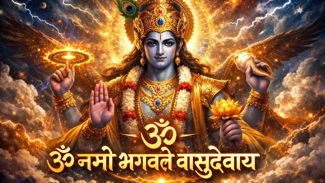 New bhakti song 2026। ॐ नमो भगवते वासुदेवाय नम: नया हिंदी भक्ति गाना।new song 