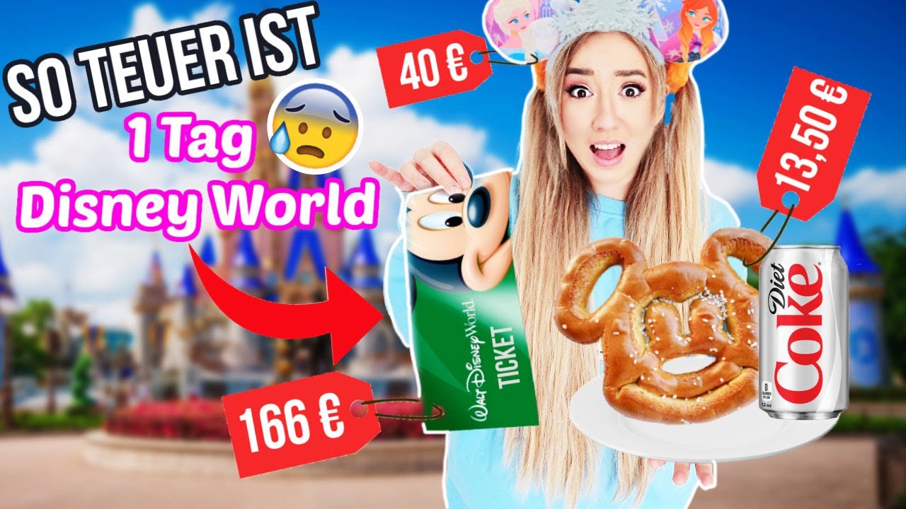 Wie TEUER ist DISNEY World PARK Orlando Florida für 24 Stunden (Kosten und Preise Eintritt l Food)