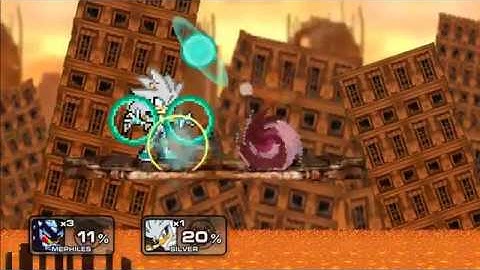 Mephiles vs Silver SSF2 MOD
