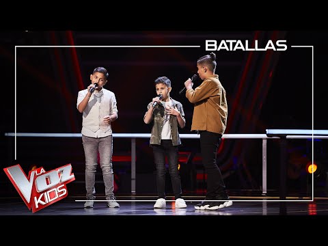 Enrique, David y Cristian cantan 'Angelitos negros' | Batallas | La Voz Kids Antena 3 2022