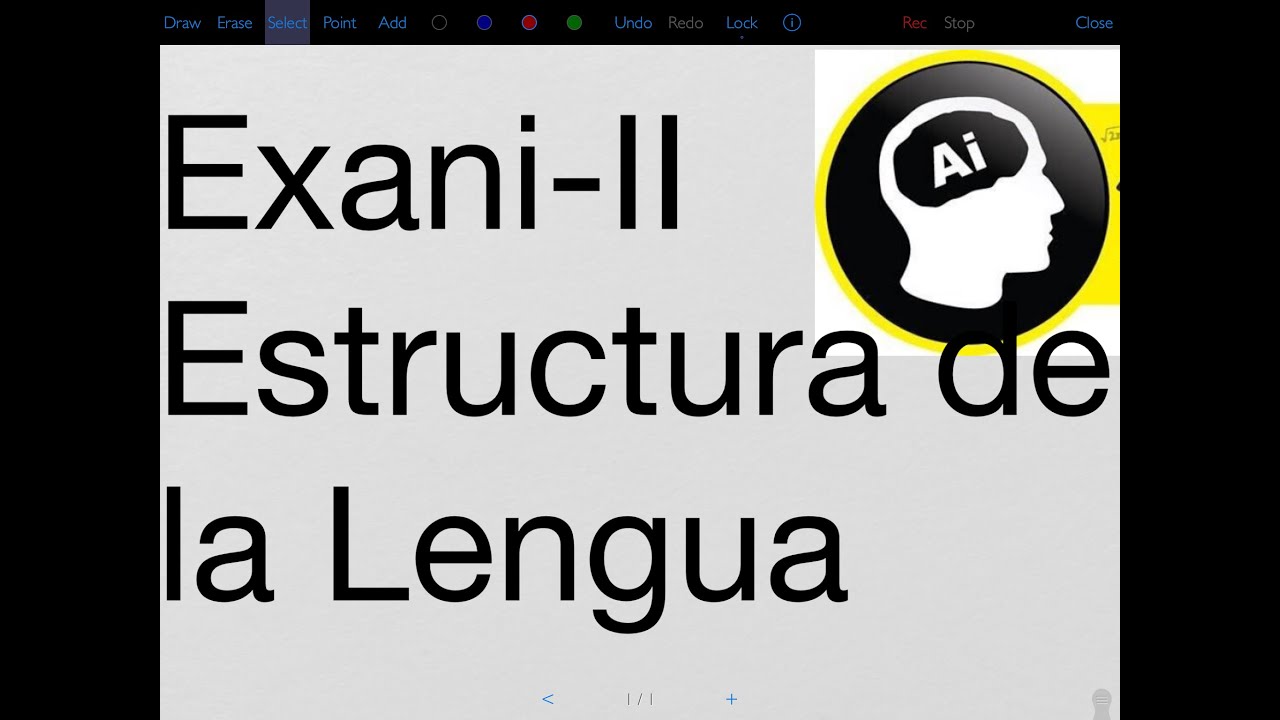 Exani-II Estructura de la lengua - YouTube