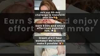 Join our 90-day challenge to transform your life. 🌟💪 #blueprints #legacyprogram #passive_income