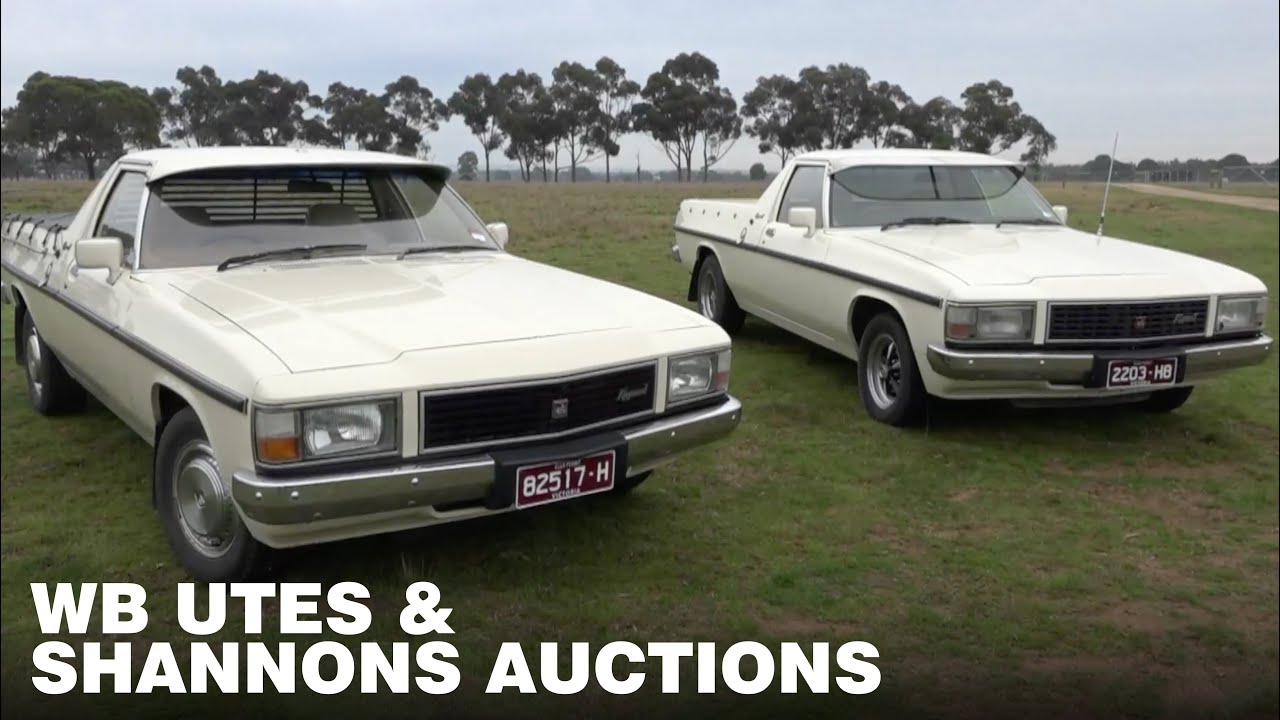 Holden WB Utes & Shannons Auctions: Classic Restos - Series 50