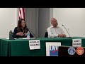 Ojai mayoral candidates forum presented by the Ventura County League of Women Voters