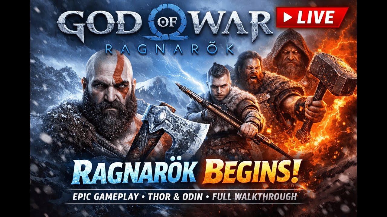 God of war: Ragnarok part V🎮☢️📢Kratos ka kaher✨continue