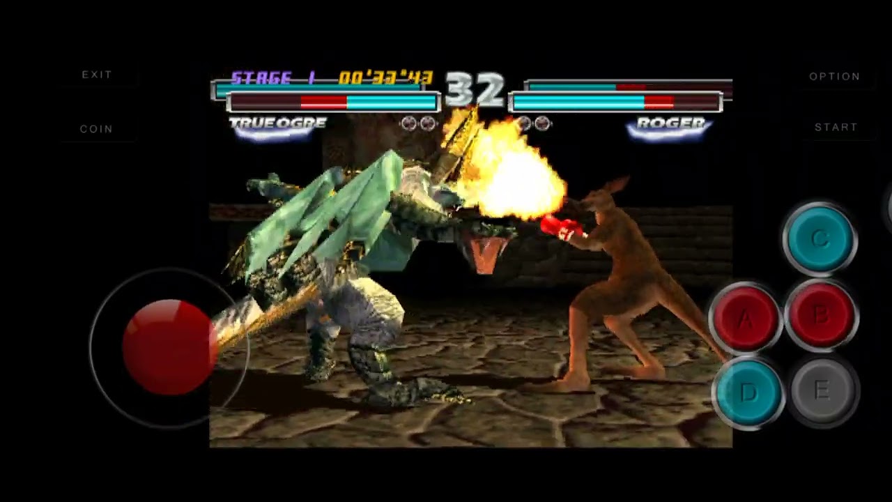 Tekken tag tournament True Ogre fire combo 