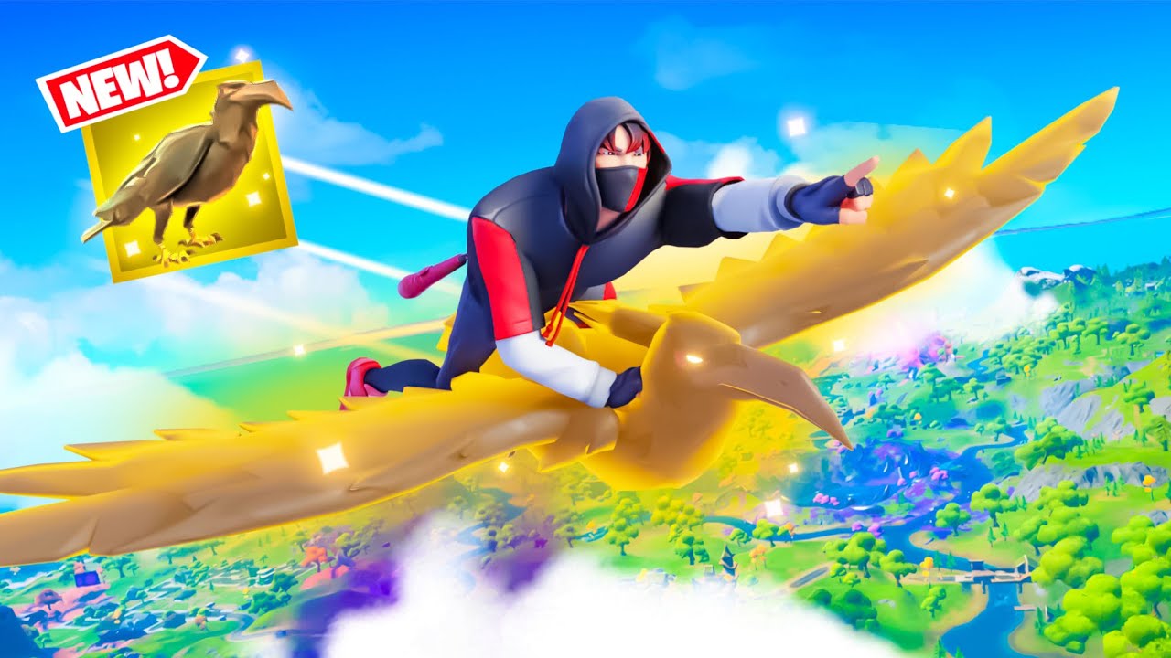 Fortnite added *NEW* GOLDEN Crows!