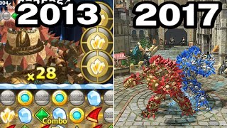 Graphical Evolution of Knack (2013-2017)