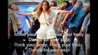 Jennifer Lopez-Papi (lyrics on screen)