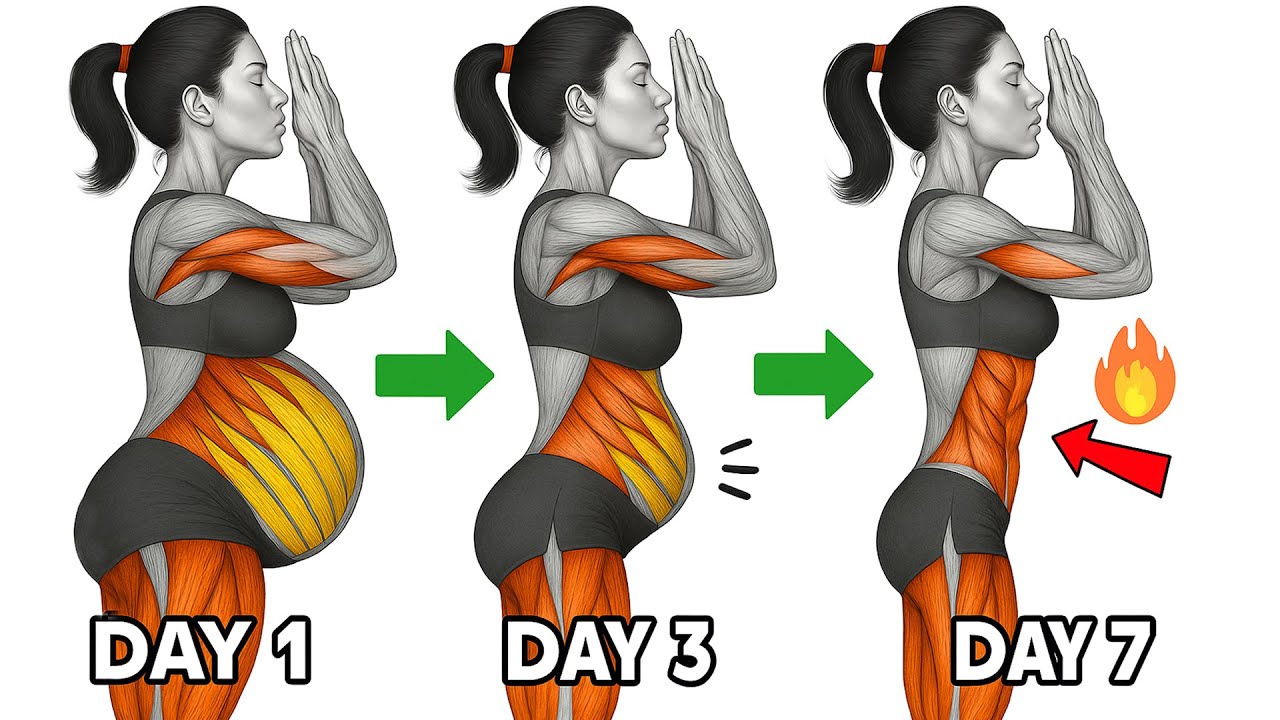 ➜ 30-Min Standing Workout to Burn Hanging Belly Fat Fast | Lose Weight & Sculpt Abs