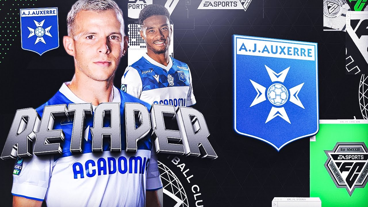 Je RETAPE AUXERRE pour GAGNER une Ligue des Champions ! (FC24)