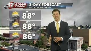 Tracking more rain chances to end the week and below average temperatures