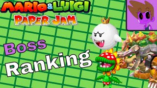 Ranking the Bosses from Mario and Luigi Paper Jam