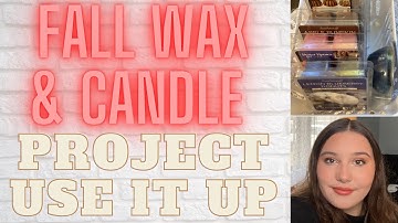 Fall Wax and Candle Project Use It Up