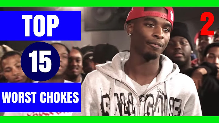 Top 15 Worst Chokes In Battle Rap History - Part 2