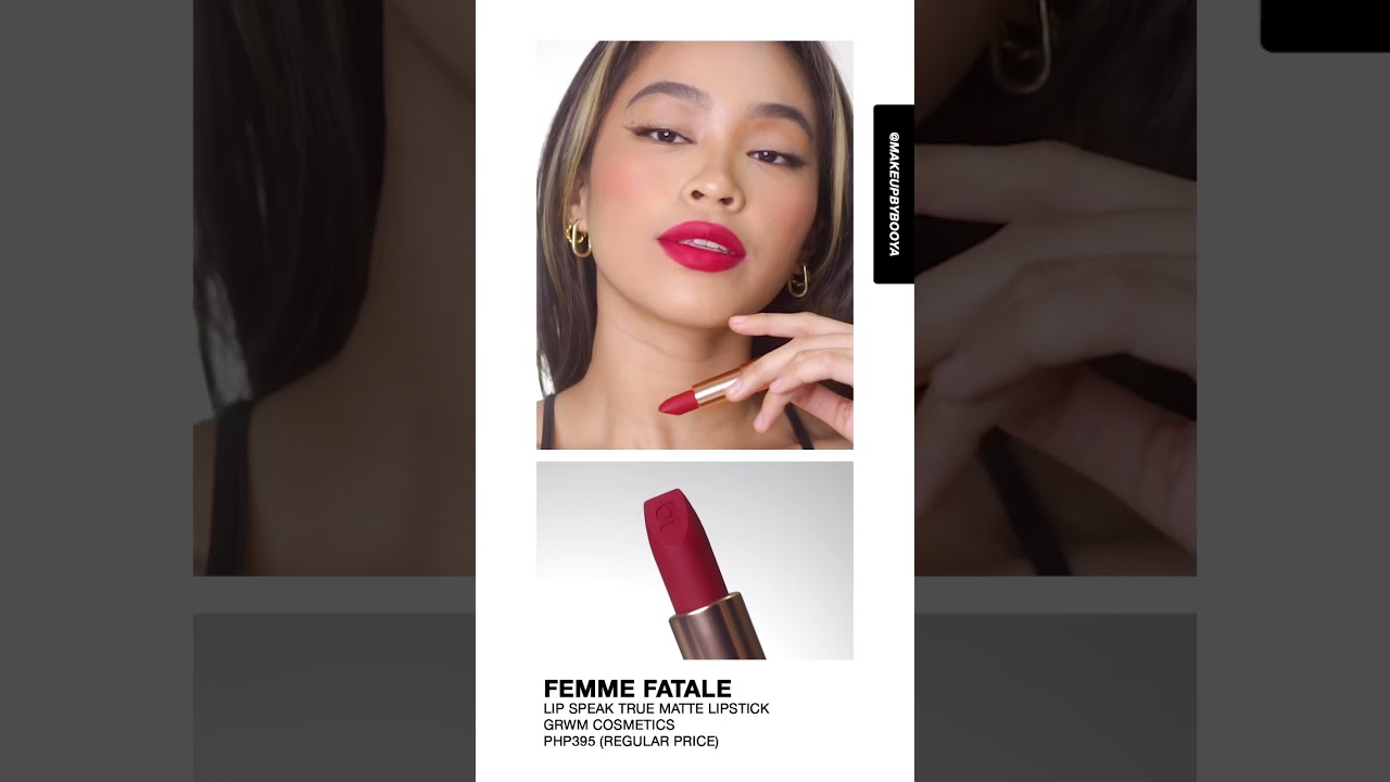 Swatch: GRWM Lip Speak in Femme Fatale