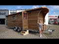 Der GEILSTE ECHTE TINY-HOUSE WOHNWAGEN 2023 der Welt: Tannhäuschen XXL. Innen? Herzinfarkt!