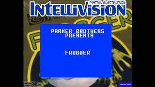 MATTEL INTELLIVISION # FROGGER (PARKER BROTHERS , 1983.) # 13.920 PTS. # LEVEL/SKILL 3 #