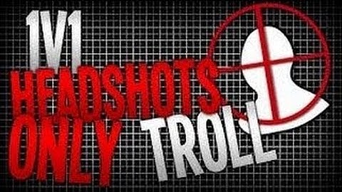 1v1 Headshot only Troll