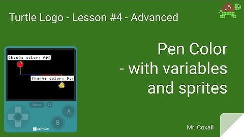 Turtle Logo - Lesson #4 - Advanced